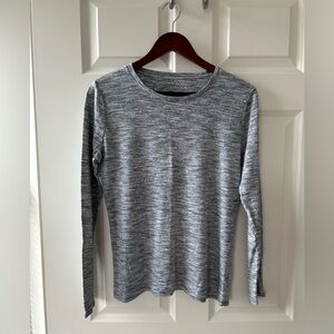 Merona Gray Marled Crewneck Top